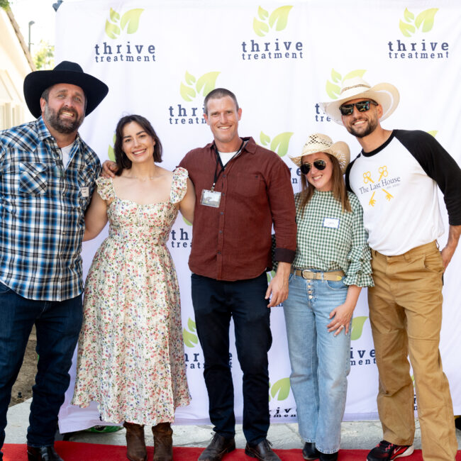 Thrive Alumni and Staff got together to celebrate a decade of Thrive Treatment.